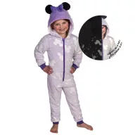  Disney Minnie Purple dječja dugog svijetlećeg pidžama, kombinezon 7 - 8 godina / 122 - 128 cm