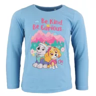   Psići u ophodnji Be Kind Blue dječja duga majica, gornji dio 6 godina / 116 cm