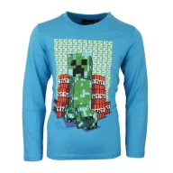   Minecraft Block Blaster dječja majica dugih rukava koja svijetli u mraku, gornji dio 10 godina / 140 cm