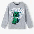 Minecraft Grey dječja vesta 6 godina / 116 cm
