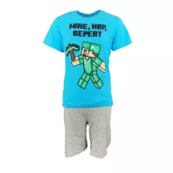   Minecraft Mine Nap Repeat dječja kratka pidžama 6 godina / 116 cm
