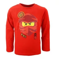  Lego Ninjago Red dječja majica dugih rukava, gornji dio 3 godine / 98 cm