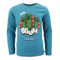   Minecraft Creeper Sss dječja majica dugih rukava, gornji dio 6 godina / 116 cm
