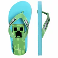 Minecraft Blue dječje papuče, japanke 31/32