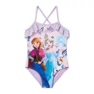   Disney Snježno kraljevstvo Sisters Light Purple dječji kupaći kostim, plivački 7 - 8 godina / 122 - 128 cm