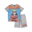 Naruto Ramen Grey dječje kratke pidžame 8 godina / 128 cm