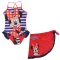 Disney Minnie Chic dječji kupaći kostim i set sarong 5 - 6 godina / 110 - 116 cm