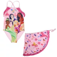   Disney Princeze Regal dječji kupaći kostim i sarong set 5 - 6 godina / 110 - 116 cm
