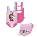 Gabina kućica za lutke Pandy dječji kupaći kostim i sarong set 7 - 8 godina / 122 - 128 cm