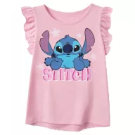   Disney Lilo i Stitch Tiny Smile Light Pink dječja kratka majica, gornji dio 6 godina / 116 cm