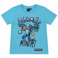   Minecraft Diamond Miner dječja kratka majica, gornji dio 9 godina / 134 cm