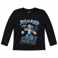   Minecraft Diamond Power dječja majica dugih rukava, gornji dio 8 godina / 128 cm