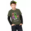 Minecraft Boom Creeper Creeper Boom dječja majica s dugim rukavima, gornji dio 8 godina / 128 cm