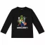 Minecraft Battle Back Battle Black dječja majica dugih rukava, gornji dio 9 godina / 134 cm