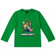   Minecraft Battle Green dječja majica dugih rukava, gornji dio 8 godina / 128 cm