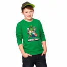 Minecraft Battle Green dječja majica s dugim rukavima, gornji dio 9 godina / 134 cm