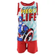   Osvetnici Hero Life Red dječja kratka pidžama 8 godina / 128 cm