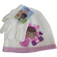   Disney Doc McStuffins Hug White Disney Dr. Pluši dječja kapa i rukavice set 52 cm