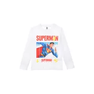   Superman White dječja duga majica, gornji dio 10 godina / 110 cm