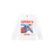 Superman White dječja duga majica, gornji dio 6 godina / 116 cm