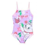   Disney Marie Flowers Purple dječji kupaći kostim s mačkom, plivanje 3 godine / 98 cm