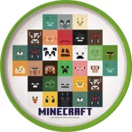 Minecraft Crafters mikro plitki tanjur s protukliznim dnom