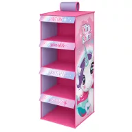Jednorog Sparkle viseća organizator za ormare s 4 dijela