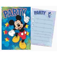 Disney Mickey Star pozivnica za zabavu