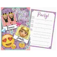 Emoji Purple Pozivnica za zabavu