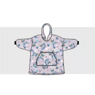   Disney Lilo i Stitch Dreamy pokrivač od pliša i flisa s kapuljačom, pončo za djecu od 7 do 14 godina
