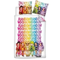 Rainbow High Magic posteljina 140×200cm, 65×65 cm