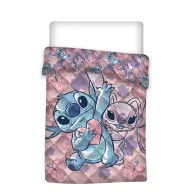   Disney Lilo i Stitch Heart prošiveni prekrivač, pokrivač 140x200cm