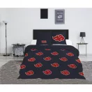 Naruto Akatsuki dupla, dvostruki prekrivač za dvoje 240×220cm, 65x65 cm