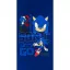 Sonic the Hedgehog Go Blur kupaonski ručnik, ručnik za plažu 70x140cm (Brzo sušenje)