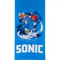   Sonic the Hedgehog Fast Lane kupaonski ručnik, plažni ručnik 70x140cm (Fast Dry)