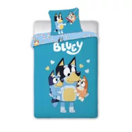   Bluey Loving Moments dječja, vrtićka posteljina 100×135cm, 40×60 cm