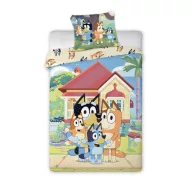 Bluey Family Home posteljina 140×200cm, 70×90 cm