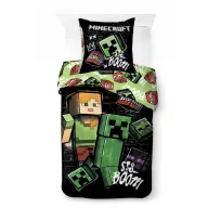 Minecraft Pixel Paradox posteljina 140×200 cm, 70×90 cm
