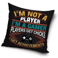 Gamer Achievements navlaka za jastuk 40x40 cm