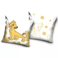 Disney Kralj lavova Simba navlaka za jastuk 40x40 cm velur