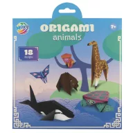 Životinje Colorful origami papir, set od 18 komada