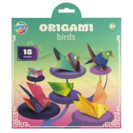Životinje Birds origami papir set od 18 komada