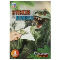 Dinosaurusi Expedition set naljepnica puzzle