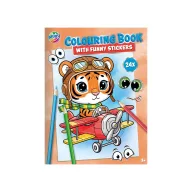 Životinje Friends sa naljepnicama za bojanje