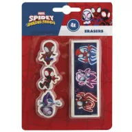 Spider-Man Spidey Friends set oblika gumica 4 komada