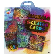 Šareno Colorful Set za grebanje mandala slika