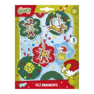 Grinch Dr Seuss božićna ukrasna jelka set od 5 komada