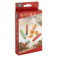 Šareno Rose Božićni set pečata od voska