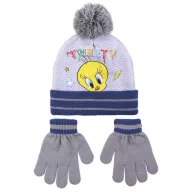 Looney Tunes Tweety dječji set kapa + rukavice