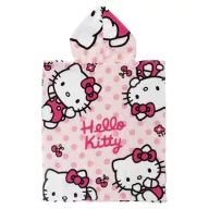   Hello Kitty Cherry pončo s ručnikom za plažu 50x115 cm (brzo sušenje)